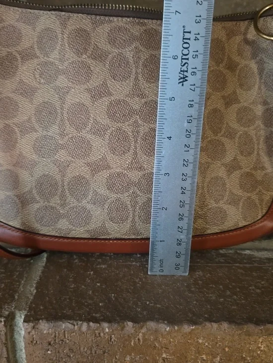 COACH Sutton Crossbody in Signature Canvas TAN - Picture 10 of 11